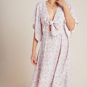 Anthropologie Faithfull the Brand Floral Tie Front Dress
